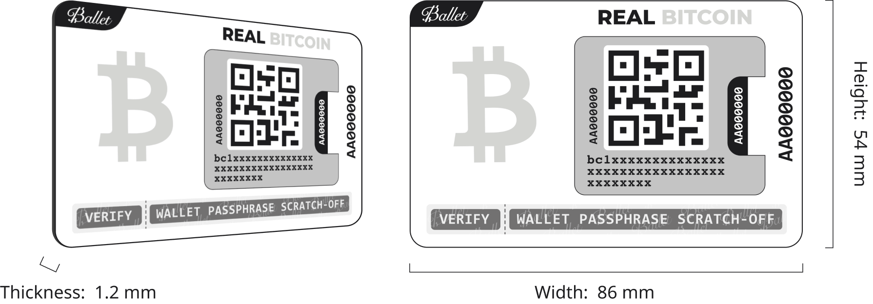Wallet dimensions