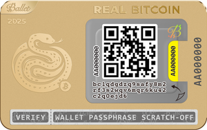 Ballet REAL Bitcoin Gold Snake Limited Edition