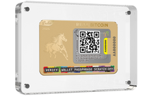 Load image into Gallery viewer, Ballet REAL Bitcoin Gold Horse Limited Edition