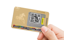 Load image into Gallery viewer, Ballet REAL Bitcoin Gold Horse Limited Edition