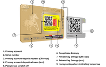 Load image into Gallery viewer, Ballet REAL Bitcoin Gold Horse Limited Edition