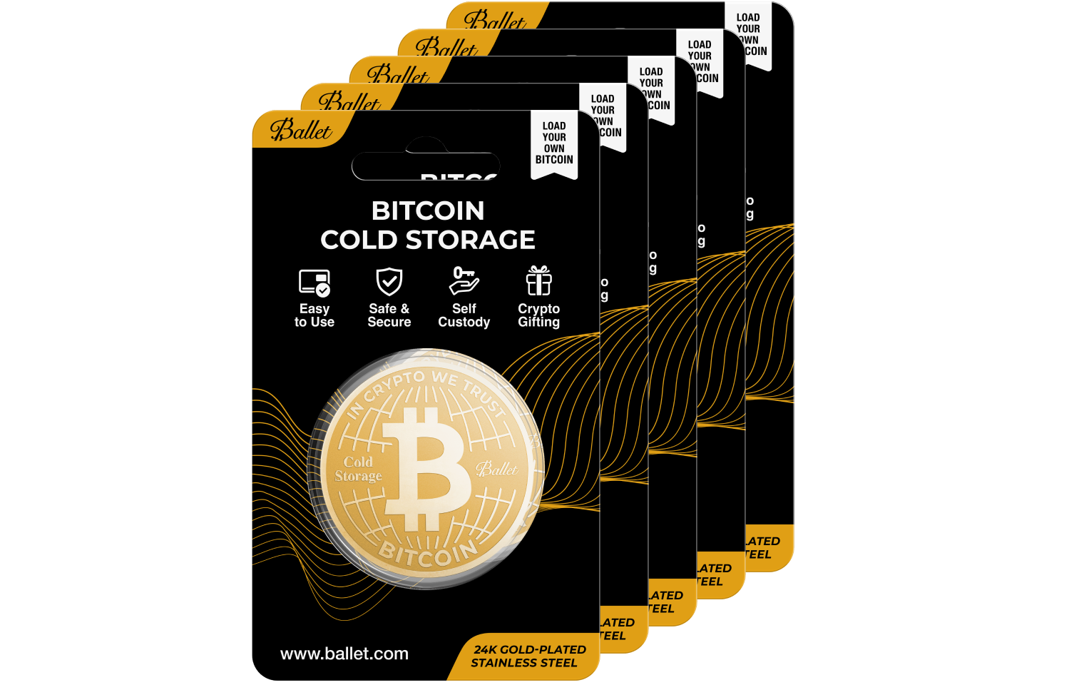 Bitcoin Cold Storage Card Ballet Bitcoin/XRP Cold Storage Coin