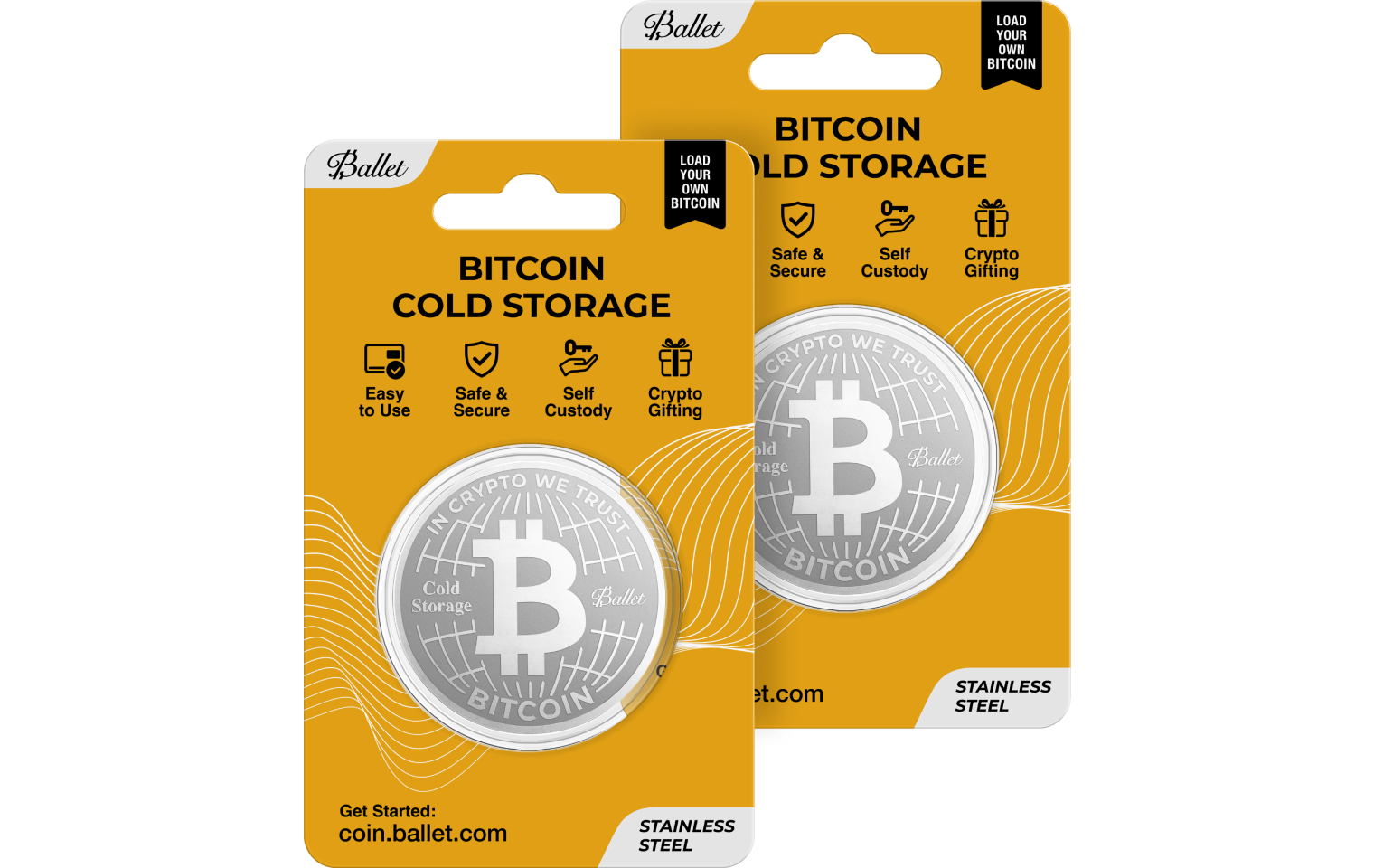 Ballet Bitcoin/XRP Cold Storage Coin