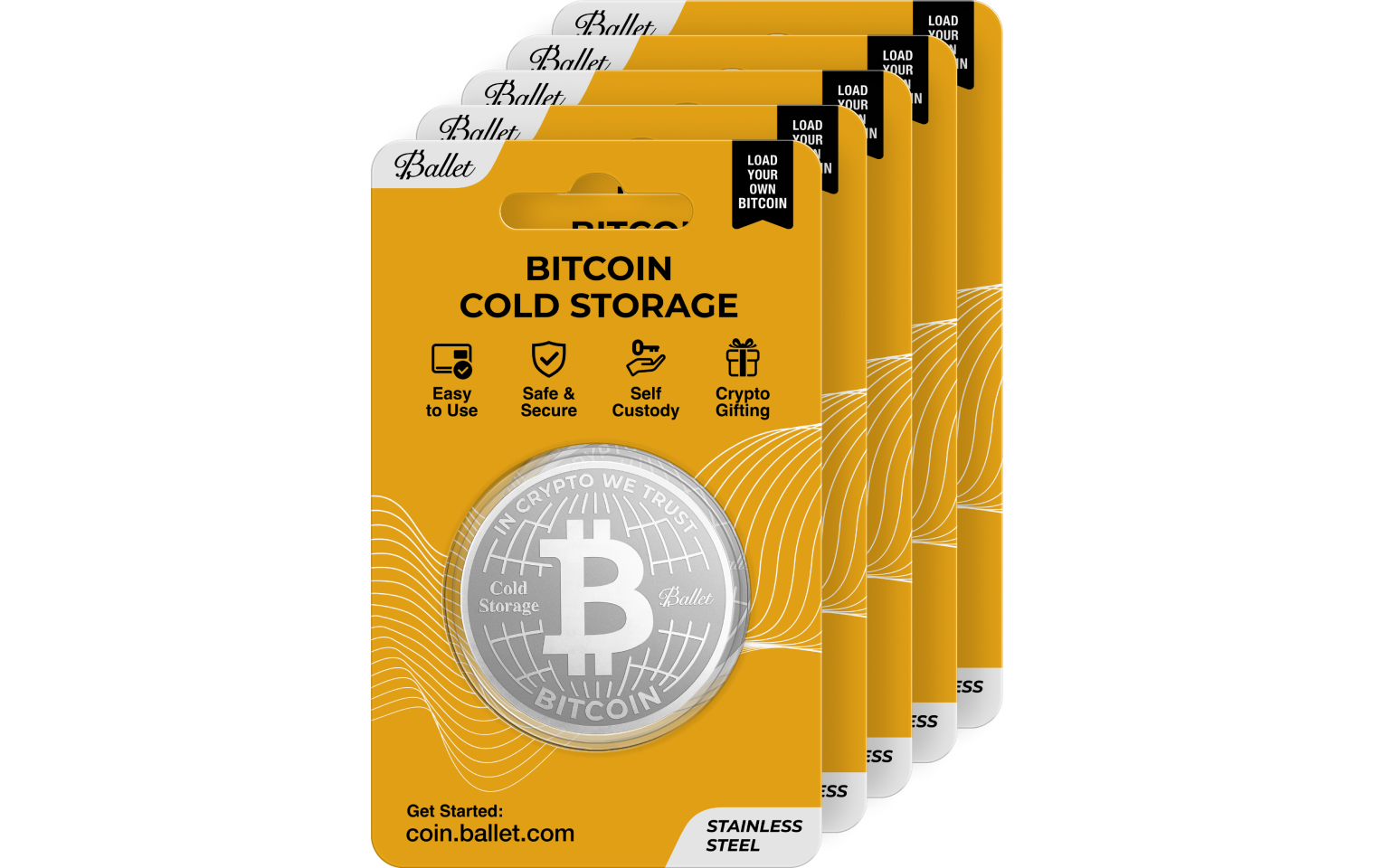 Ballet Bitcoin/XRP Cold Storage Coin
