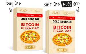 REAL Bitcoin Pizza Edition (2-Pack)