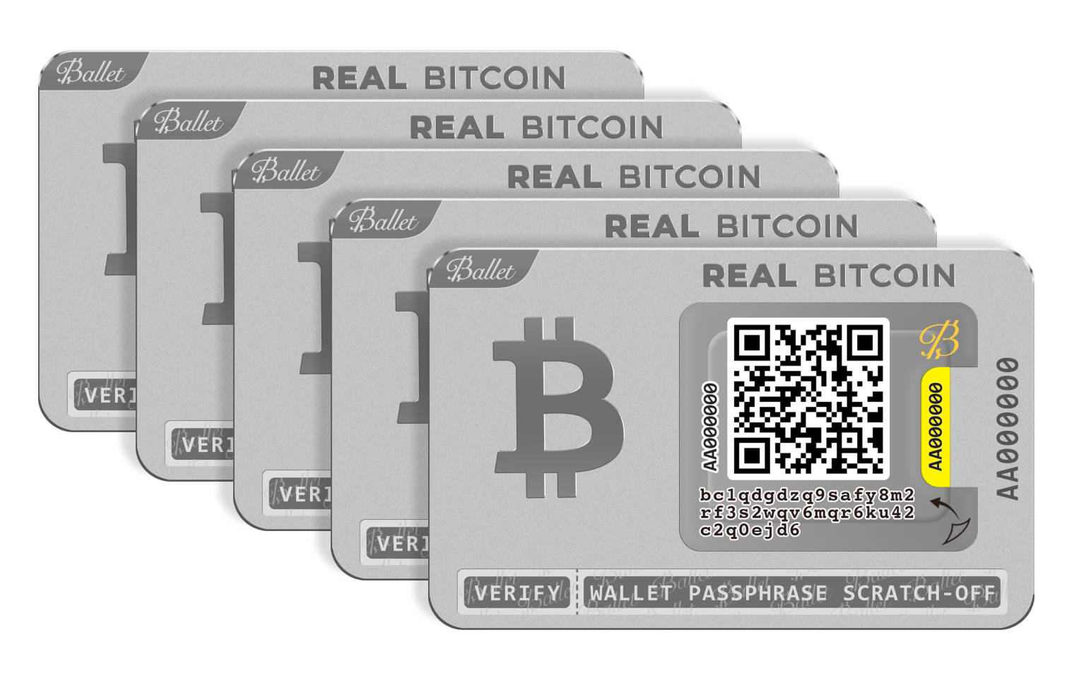 Ballet Cold Storage Ballet Cold Storage Wallet | Physical Crypto Cold Storage Wallet