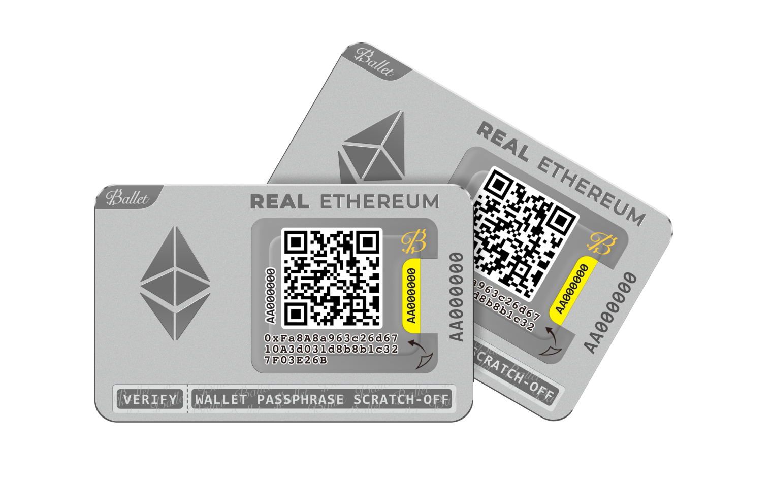 Ballet Cold Storage Ballet Cold Storage Wallet | Physical Crypto Cold Storage Wallet