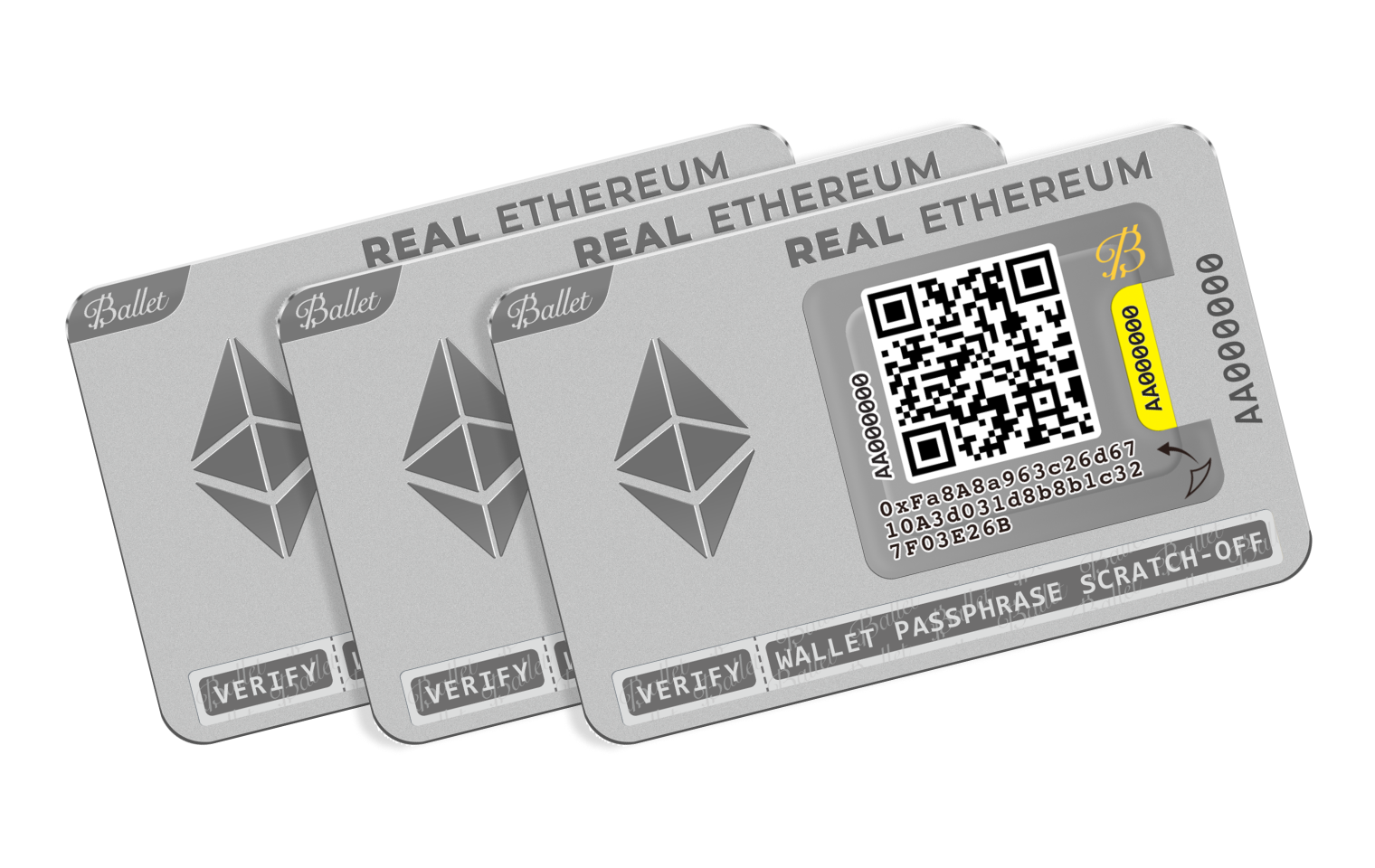 Ballet Cold Storage Ballet Cold Storage Wallet | Physical Crypto Cold Storage Wallet