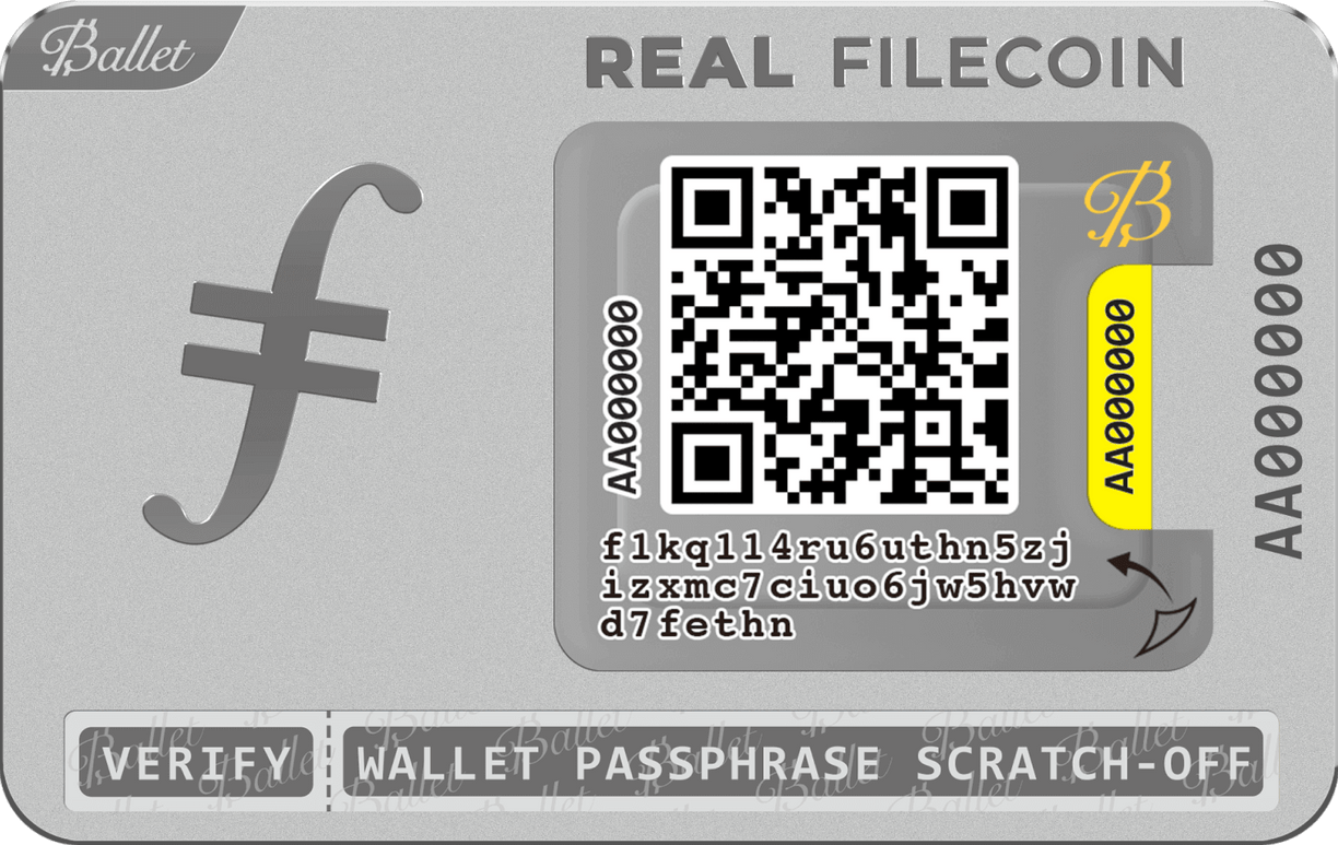 Ballet Cold Storage REAL Filecoin