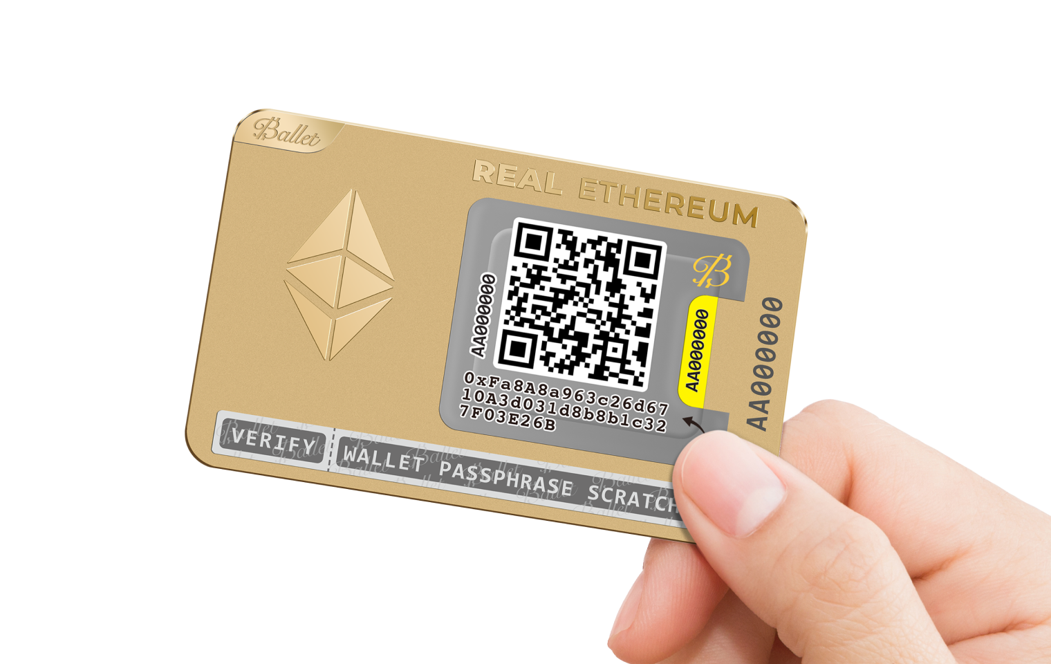 Ballet Cold Storage Ballet Cold Storage Wallet | Physical Crypto Cold Storage Wallet