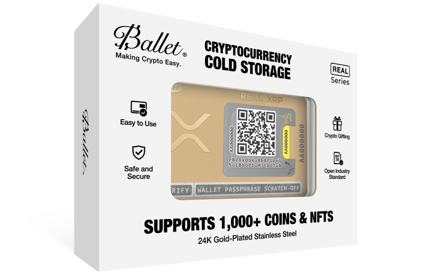 Ballet Cold Storage Ballet Cold Storage Wallet | Physical Crypto Cold Storage Wallet
