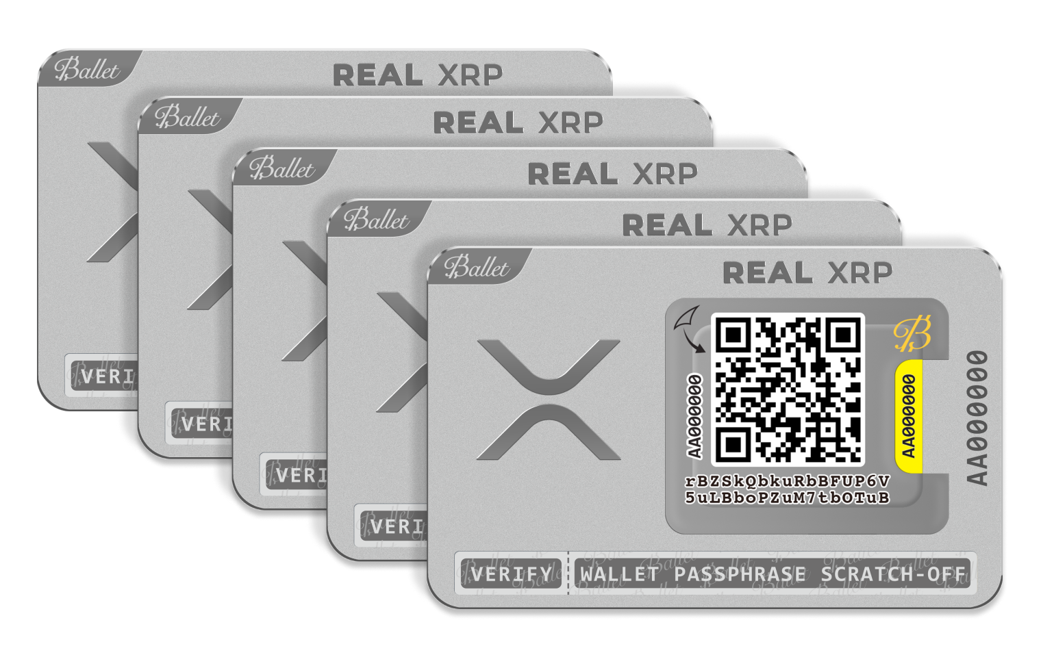 Ballet Cold Storage Ballet Cold Storage Wallet | Physical Crypto Cold Storage Wallet