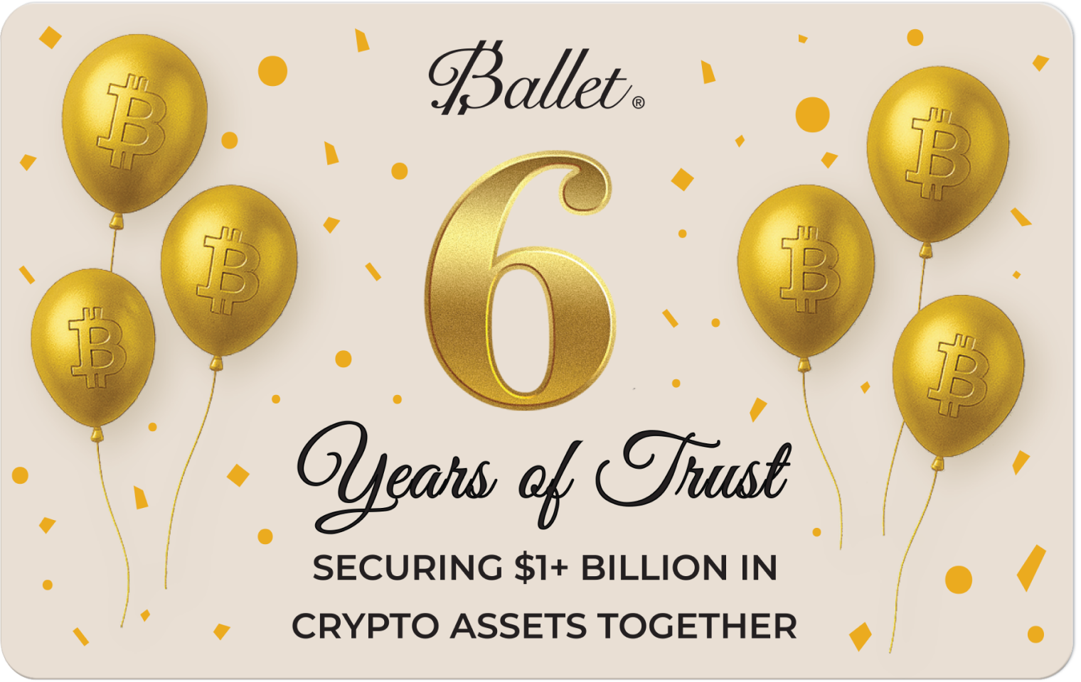 Ballet Card of the Week - 6 Years of Trust