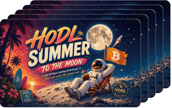 Bitcoin / 5-Pack / HODL SUMMER
