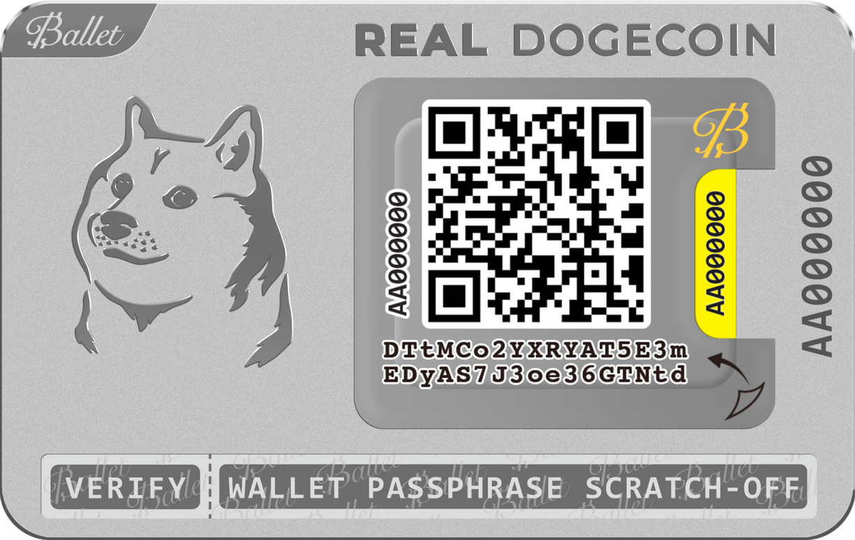 Ballet Cold Storage REAL Dogecoin