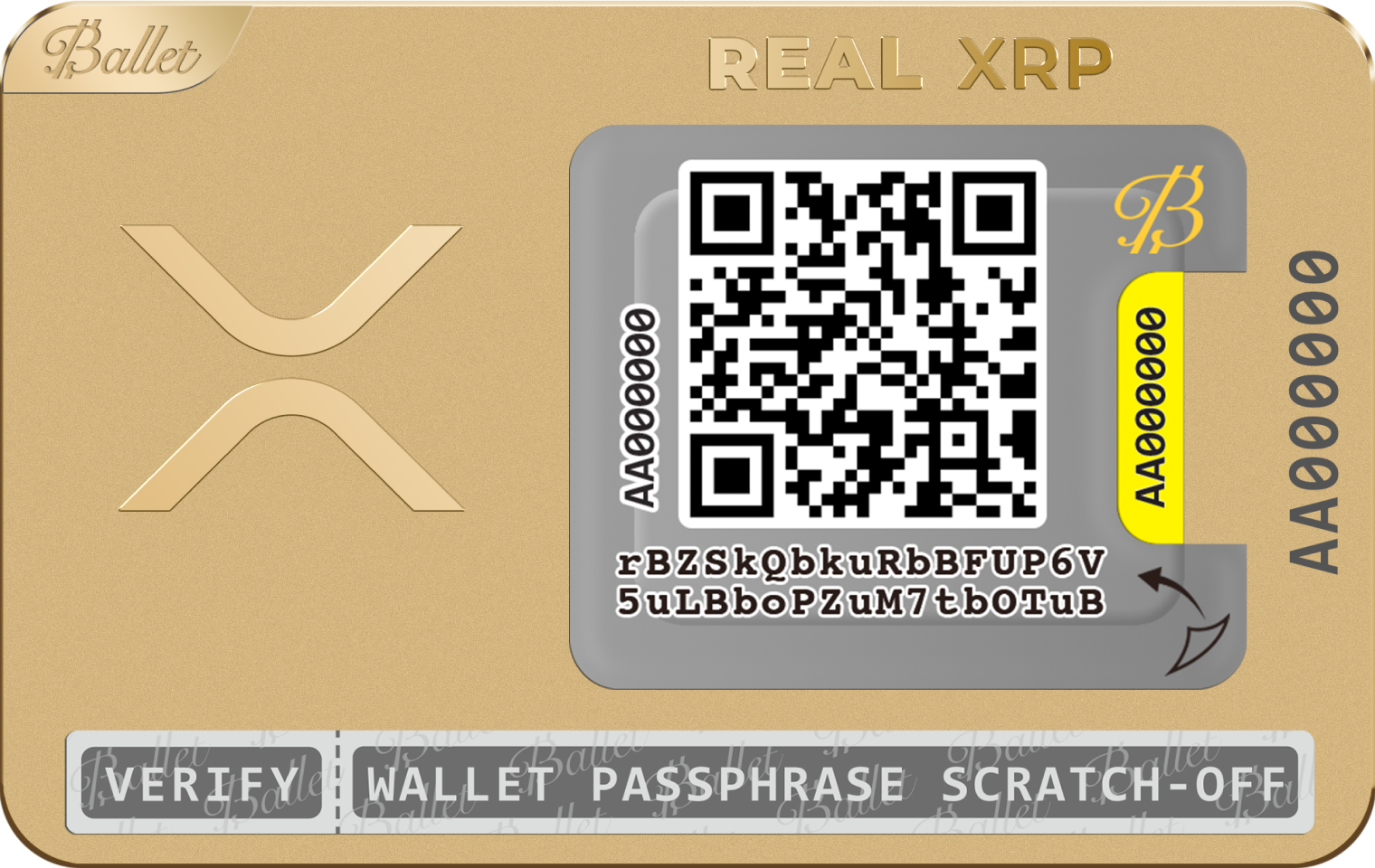 24K Gold-Plated / XRP / Single