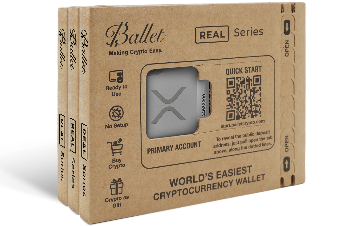 Ballet Cold Storage Ballet Cold Storage Wallet | Physical Crypto Cold Storage Wallet