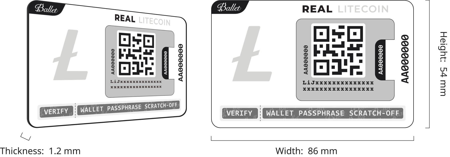 Wallet dimensions